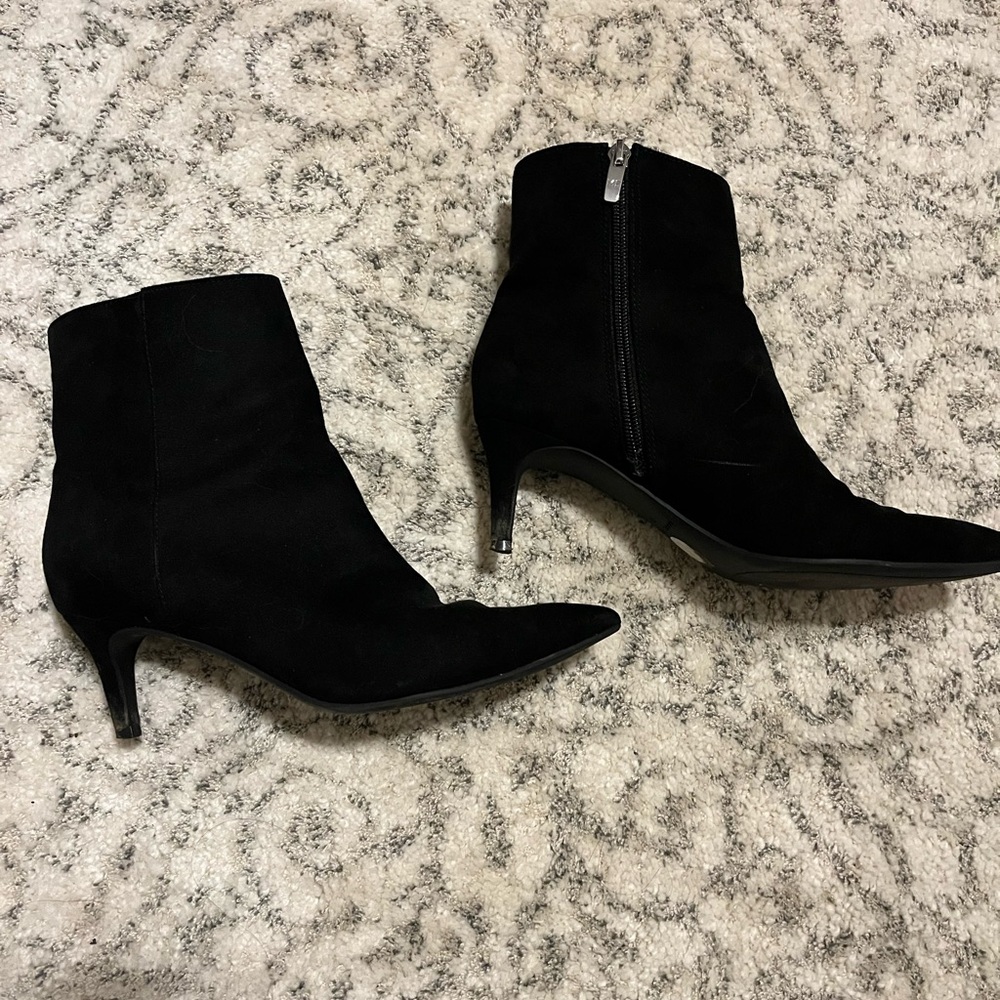 Marc Fisher Black Heeled Boots